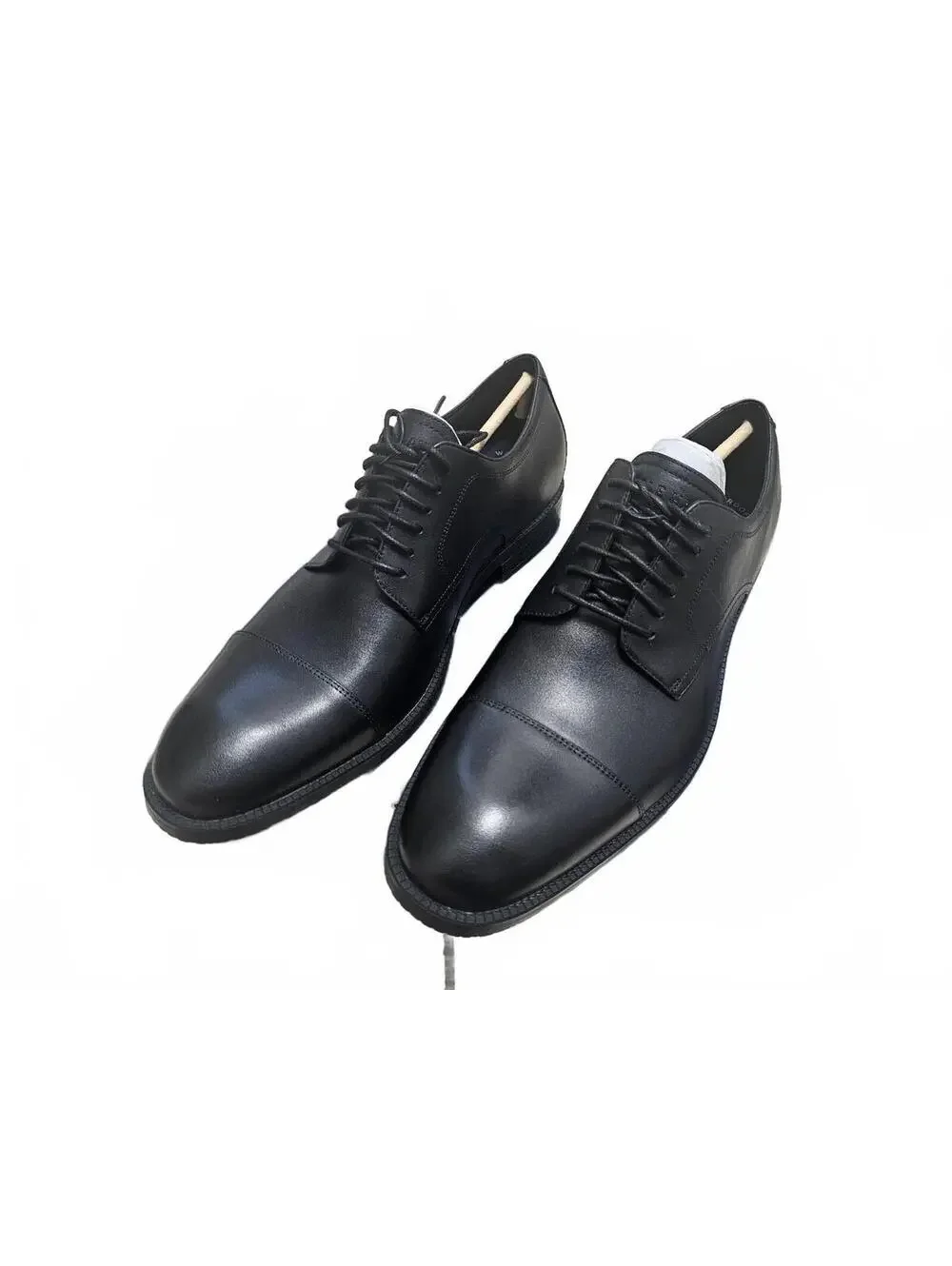 Cole Haan Men's Black Leather ME Cap Oxford Dress Shoes 9